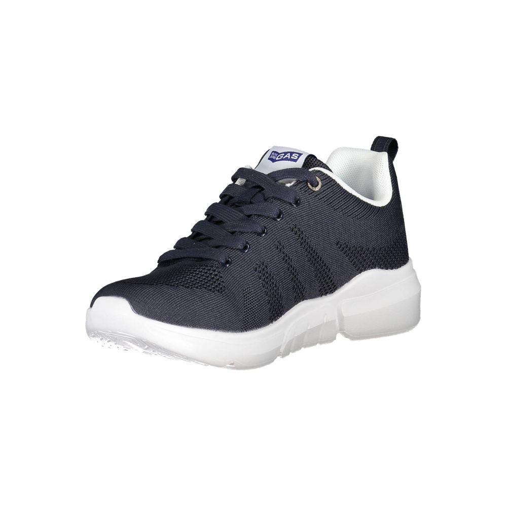 Gas Blue Artificial Leather Sneaker Gas