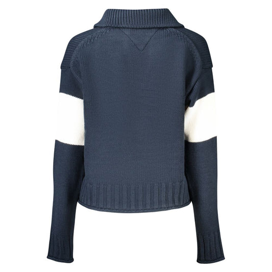 Tommy Hilfiger Blue Wool Sweater Tommy Hilfiger