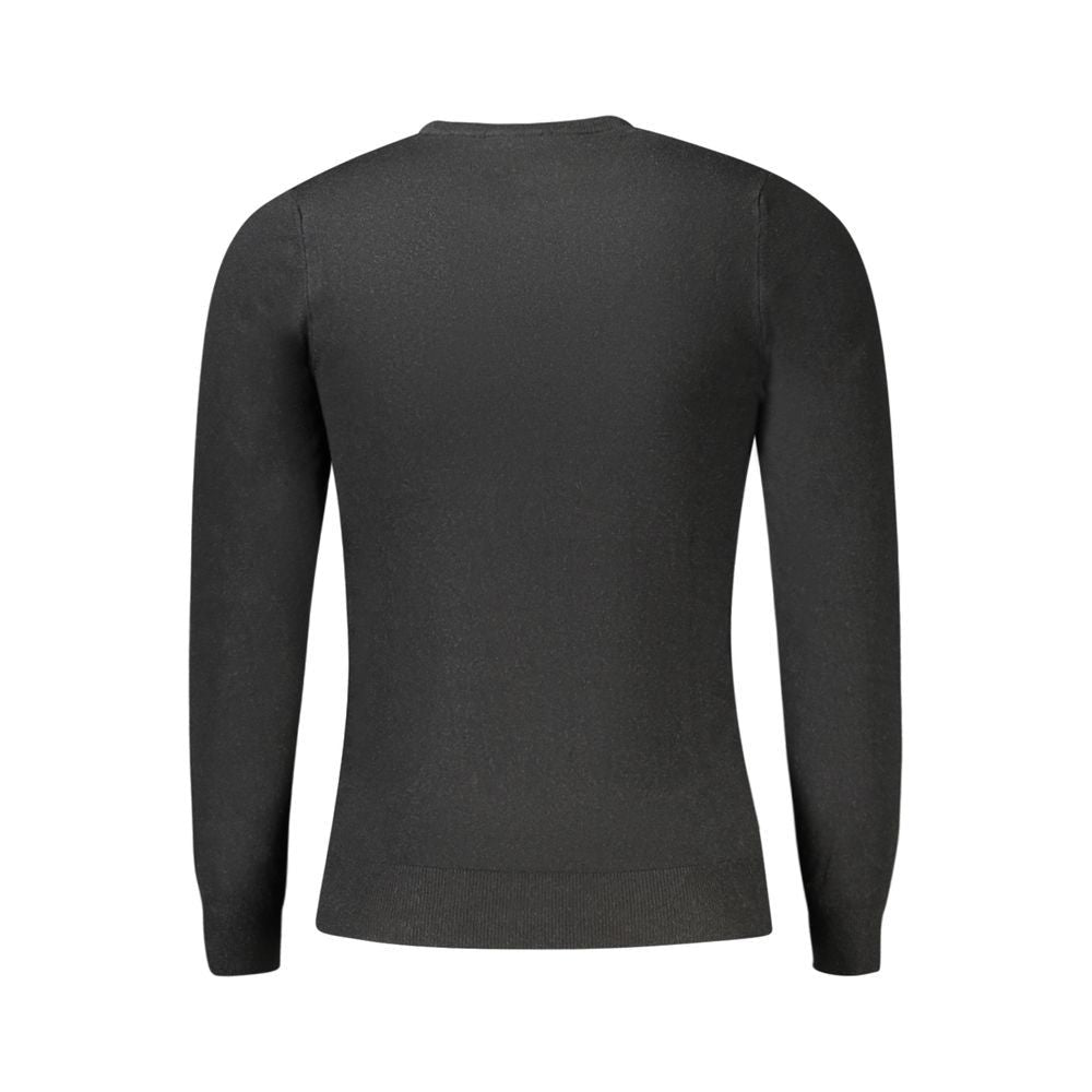 Cavalli Class Black Polyester Sweater Cavalli Class