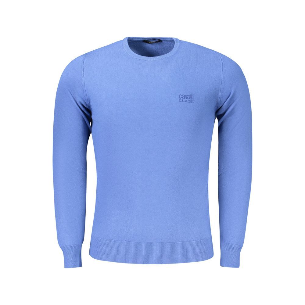 Cavalli Class Blue Polyester Sweater Cavalli Class