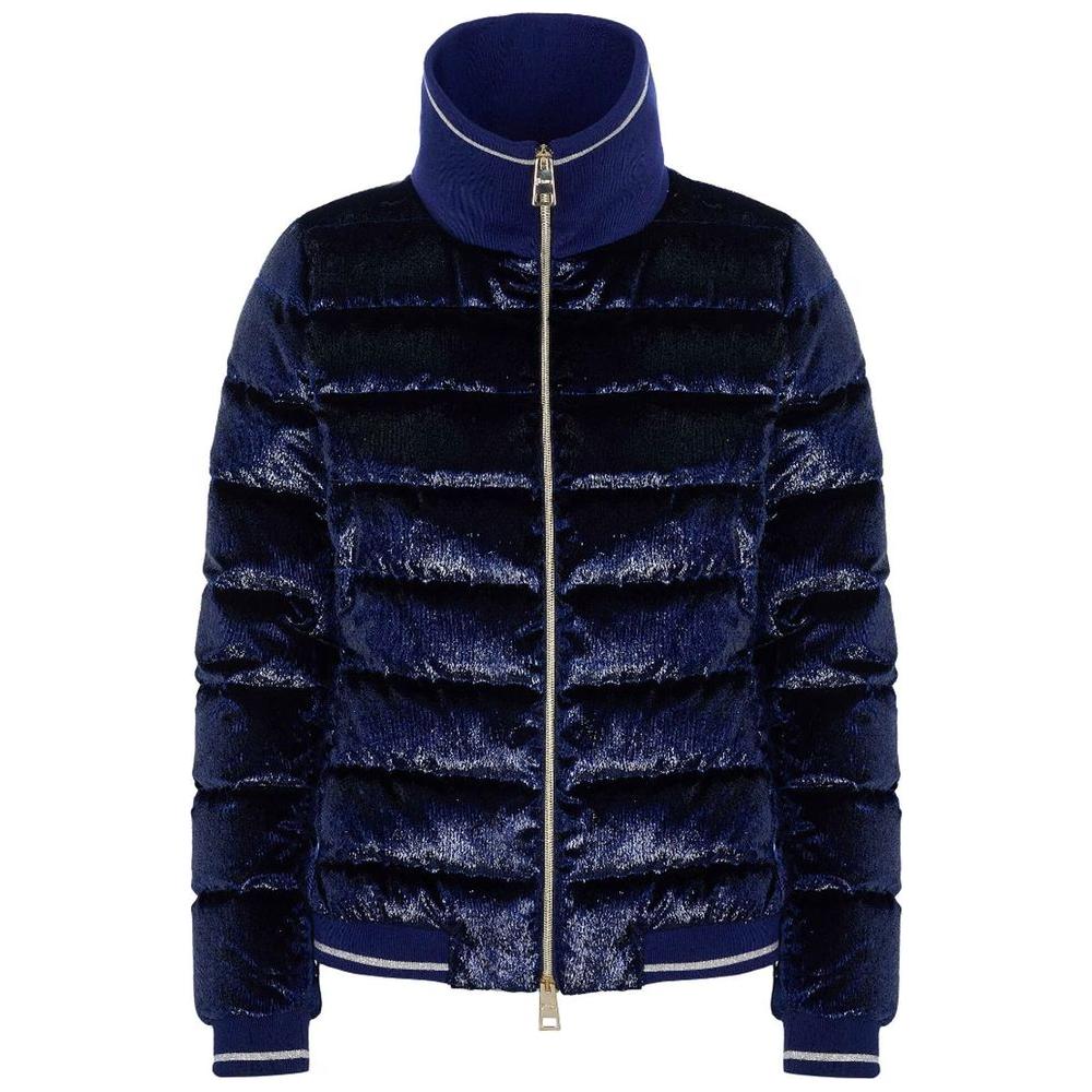 Herno Blue Polyester Jackets & Coat Herno