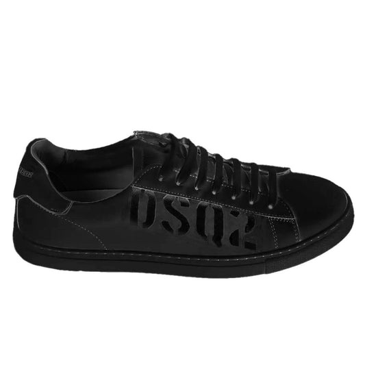 Dsquared² Black Leather Di Calfskin Sneaker Dsquared²