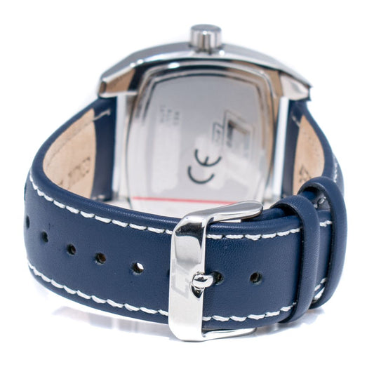 Chronotech Blue Leather Watch Chronotech