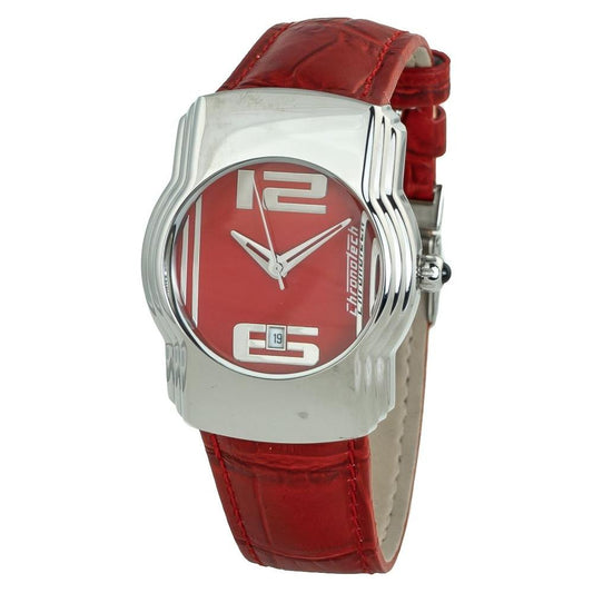 Chronotech Red Leather Watch Chronotech