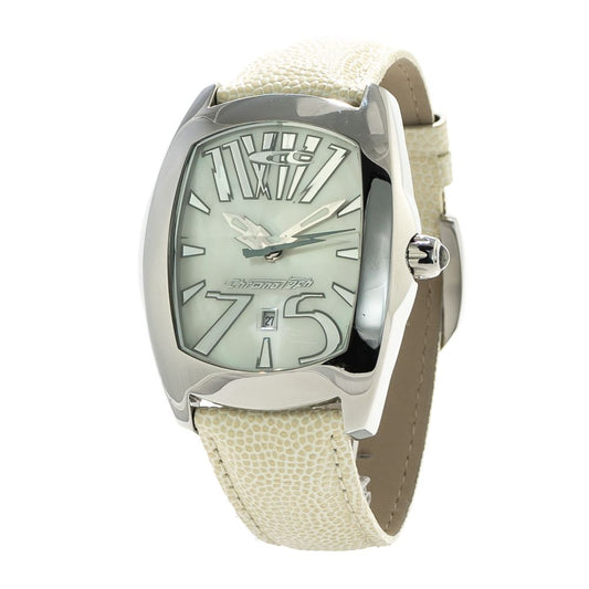 Chronotech White Leather Watch Chronotech