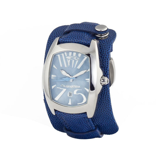 Chronotech Blue Leather Watch Chronotech