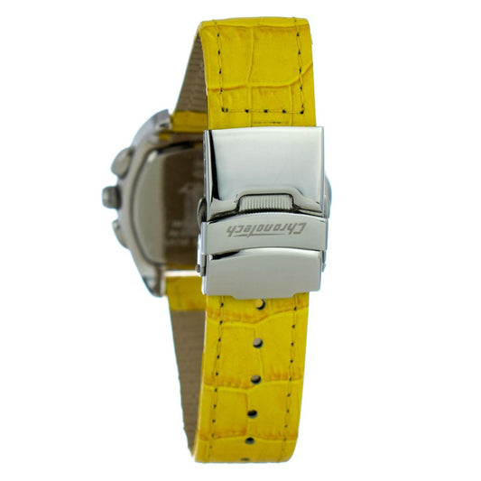 Chronotech Yellow Leather Watch Chronotech