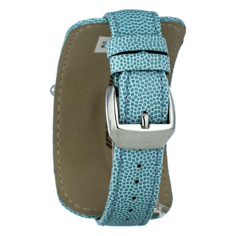 Front view with bag zipped and handles upright.