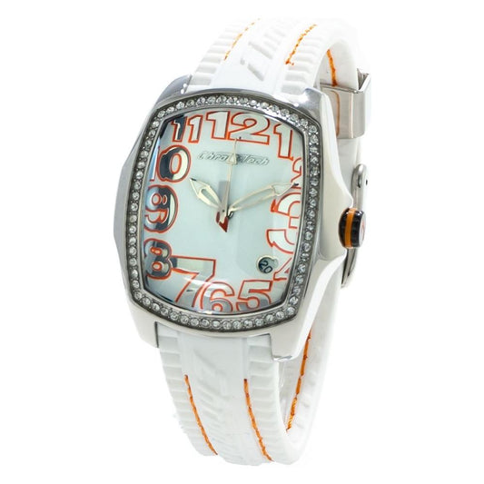 Chronotech White Rubber Watch Chronotech Light Gray