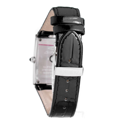 Chronotech Black Leather Dress Watch Chronotech