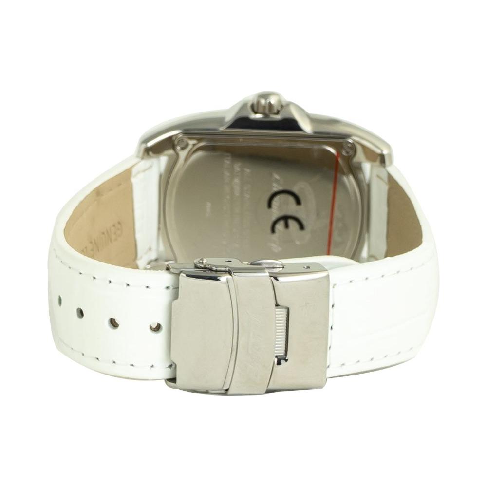 Chronotech White Leather Watch Chronotech Light Gray