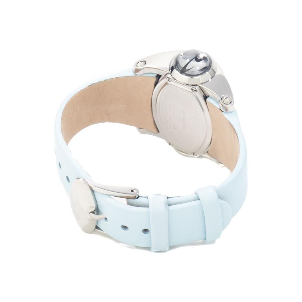 Chronotech Blue Leather Watch Chronotech Light Gray