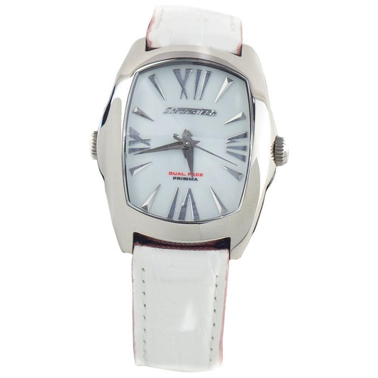 Chronotech Multicolor Leather Watch Chronotech Light Gray