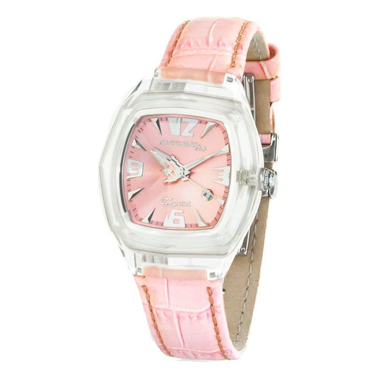 Chronotech Multicolor Leather Watch Chronotech Light Gray