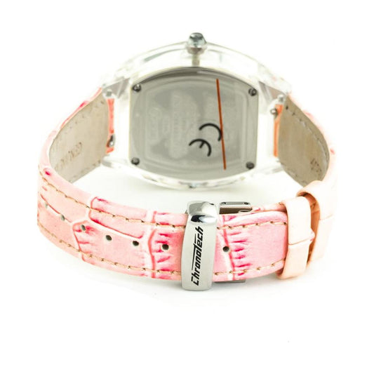 Chronotech Multicolor Leather Watch Chronotech Light Gray