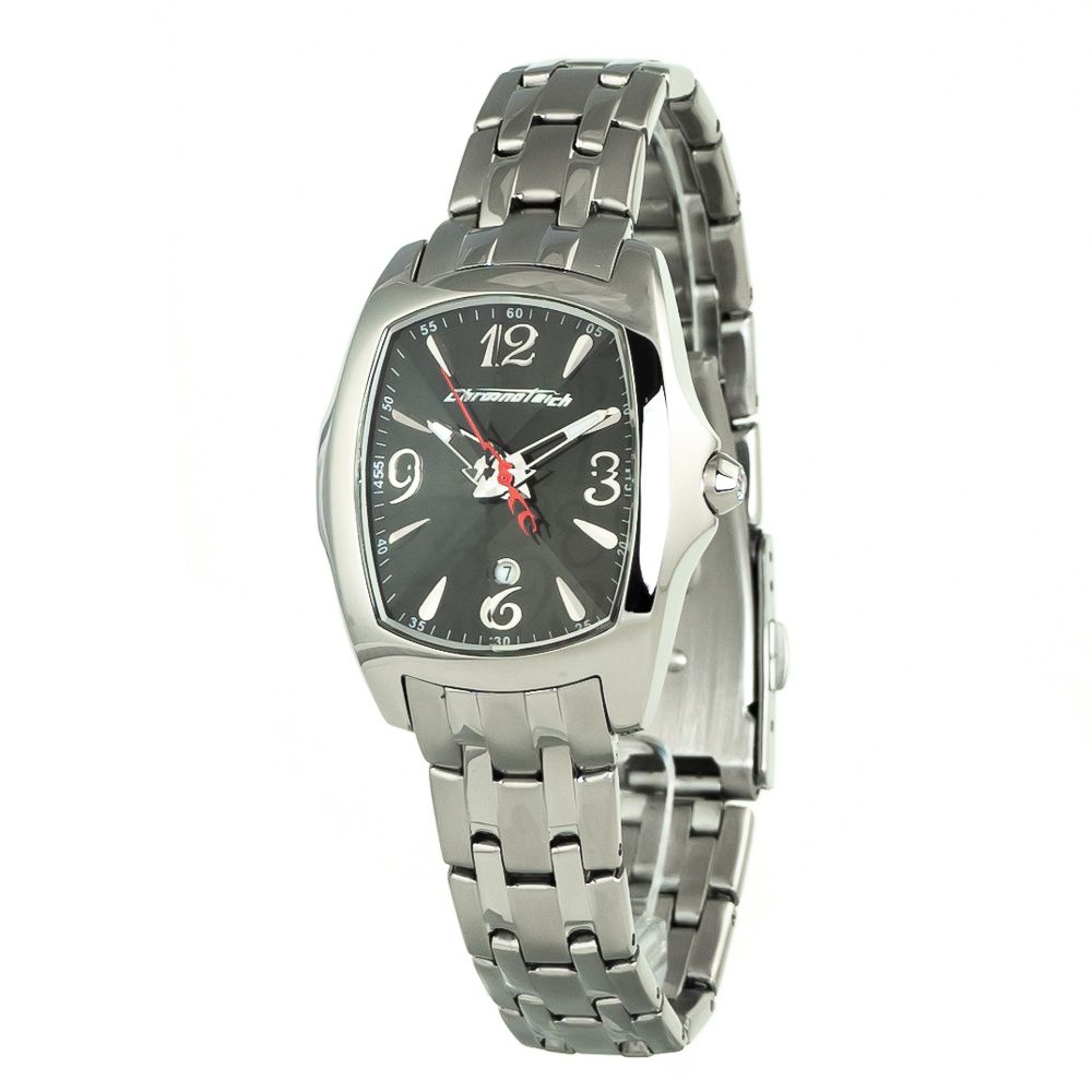 Chronotech Silver Stainless Steel Dress Watch