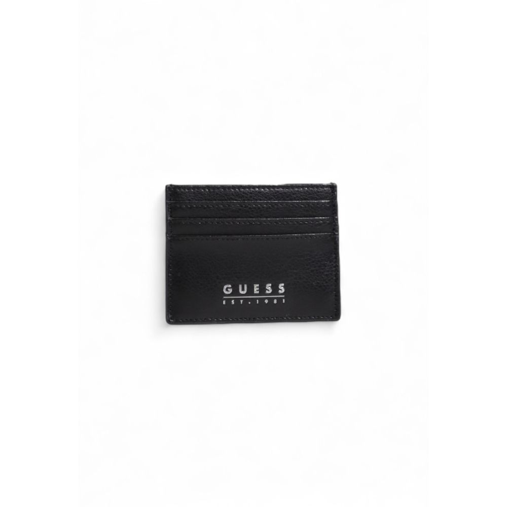 Guess Black Leather Cardholder