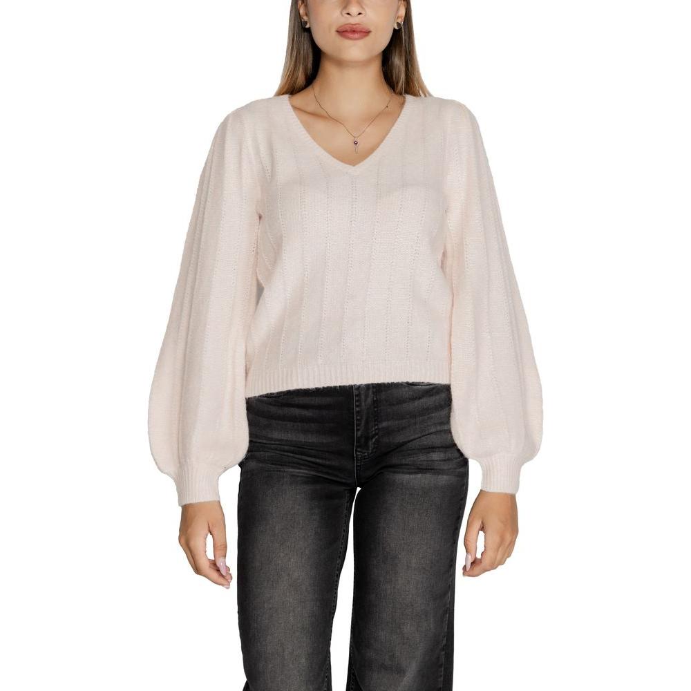Guess Pink Polyester Sweater Guess Dark Slate Gray