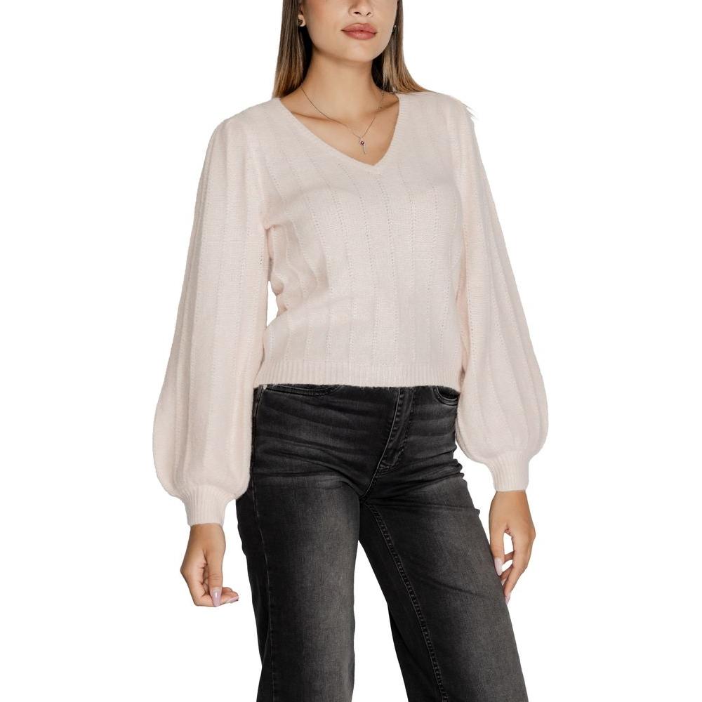 Guess Pink Polyester Sweater Guess Dark Slate Gray