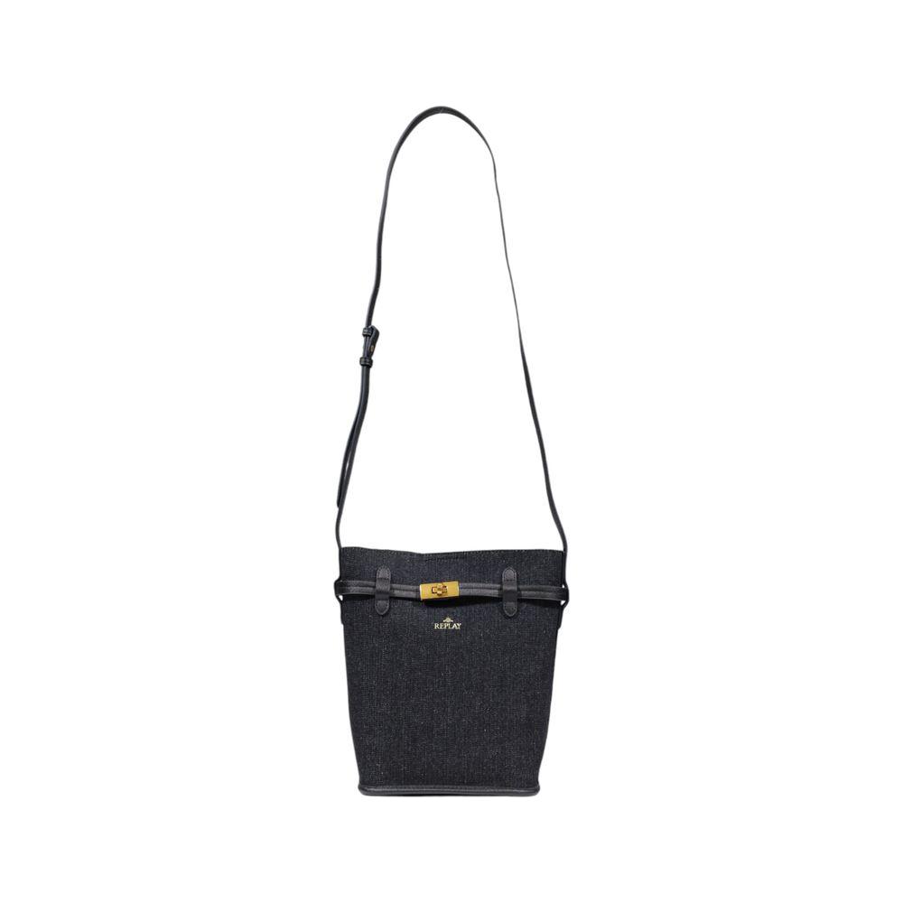 Front view with bag zipped and handles upright.
