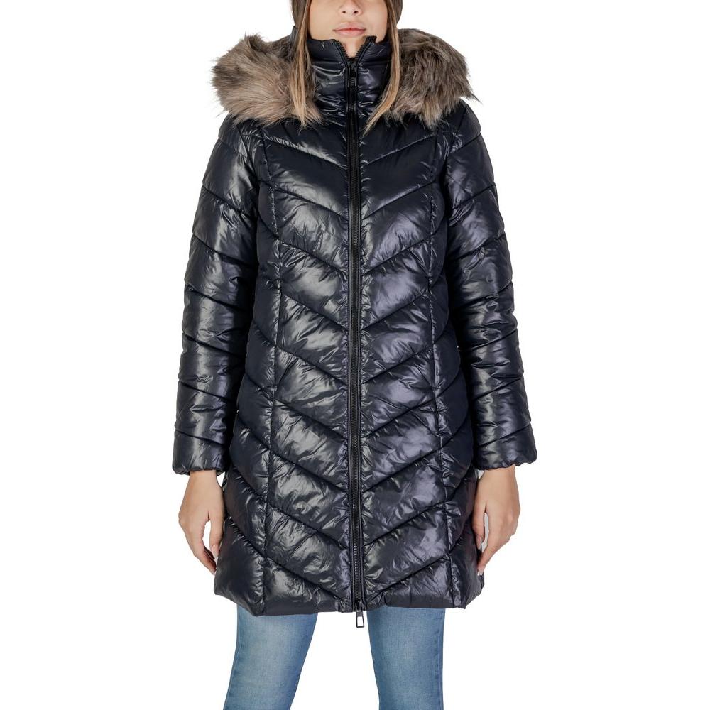 Only Black Polyamide Jackets & Coat Only Dark Slate Gray