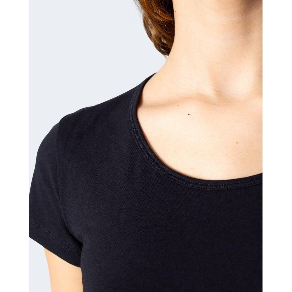 Only Black Cotton Tops & T-Shirt Only Antique White