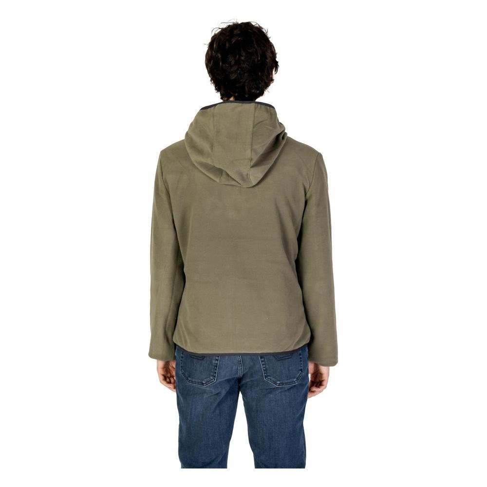 Front view with bag zipped and handles upright.