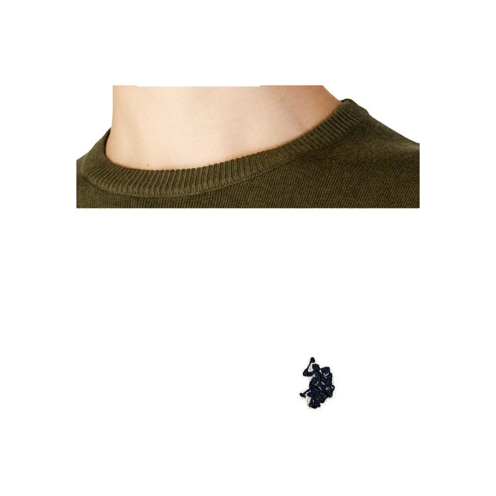 U.S. POLO ASSN. Green Cotton Sweater U.S. POLO ASSN. Wheat