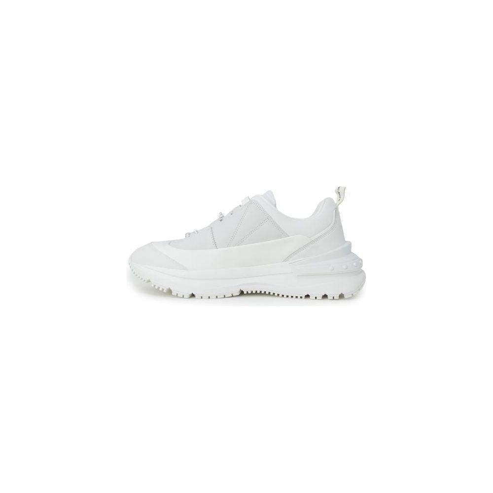 Calvin Klein Jeans White Suede Leather Sneaker Calvin Klein Jeans Light Gray