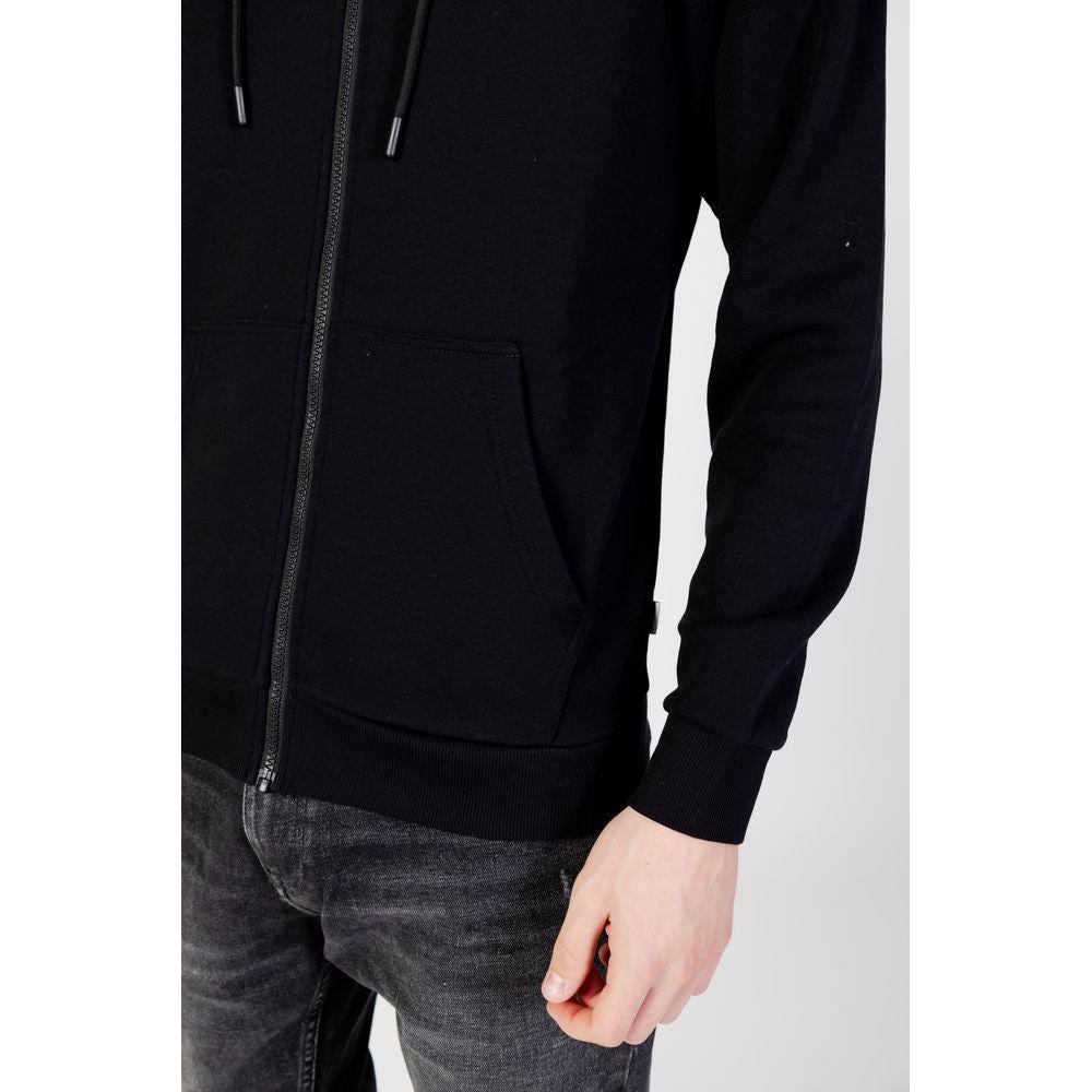 Jack Jones Black Polyester Sweater Jack Jones Light Gray