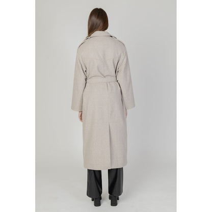 Only Beige Polyester Coat Only