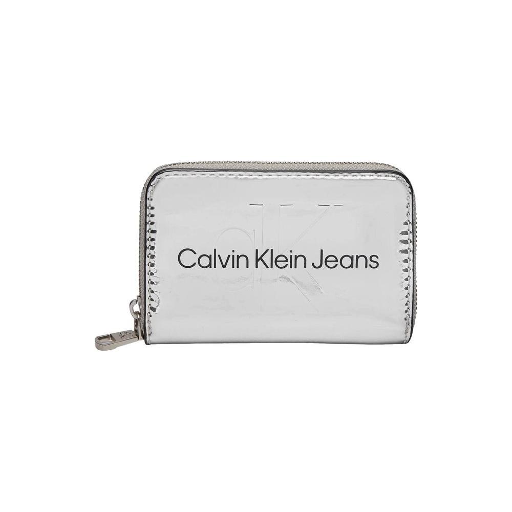 Calvin Klein Jeans Gray Polyethylene Wallet Calvin Klein Jeans Light Gray