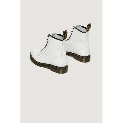 Dr. Martens White Leather Lace-Up Boots Dr. Martens