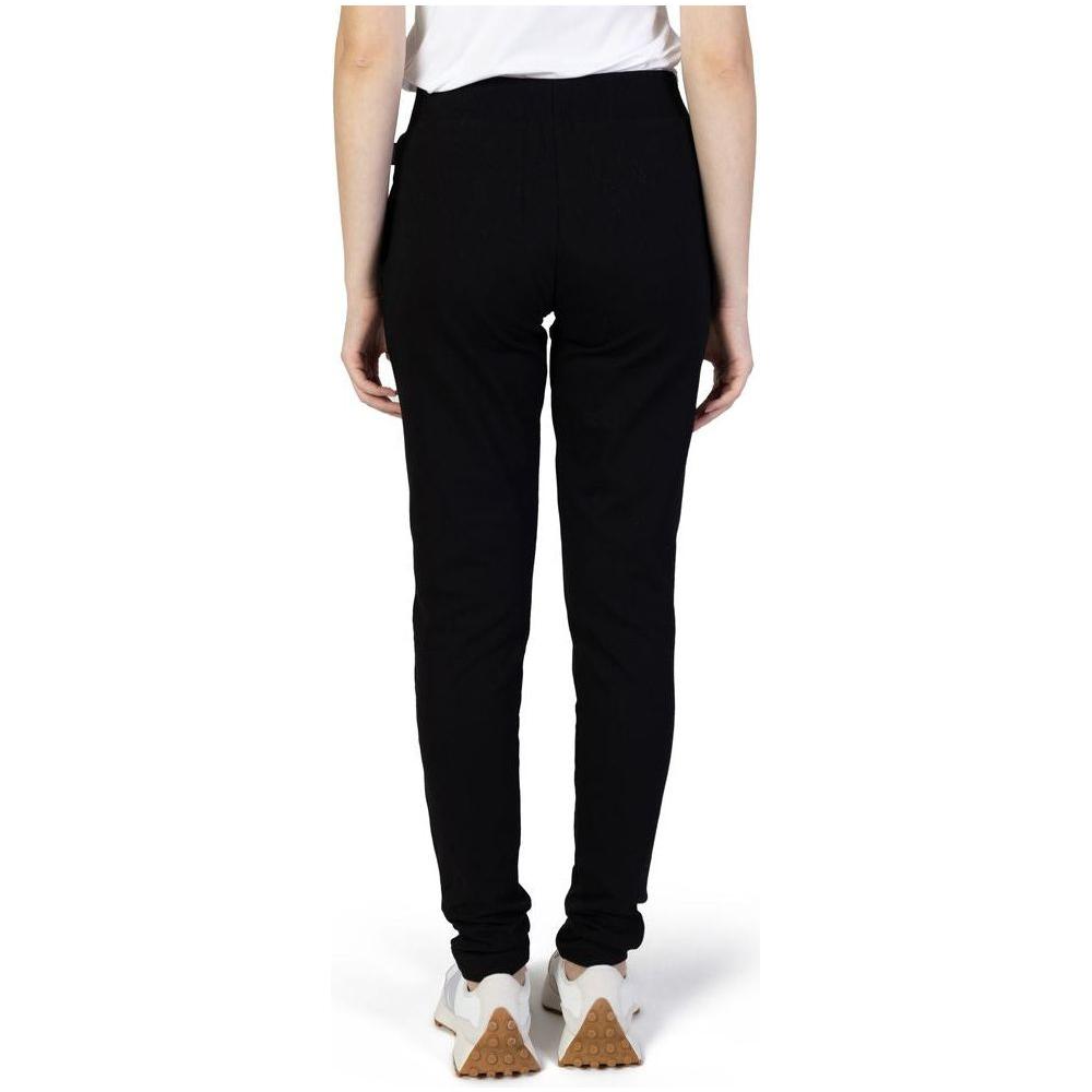 Moschino Black Cotton Jeans & Pant Moschino Black