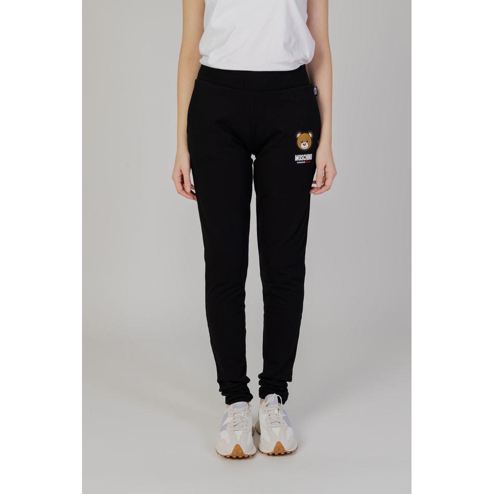 Moschino Black Cotton Jeans & Pant Moschino Gray