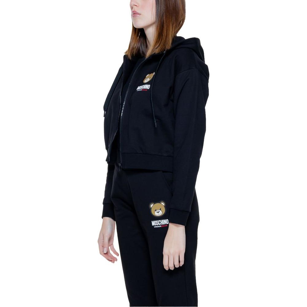 Moschino Black Cotton Sweater Moschino Black