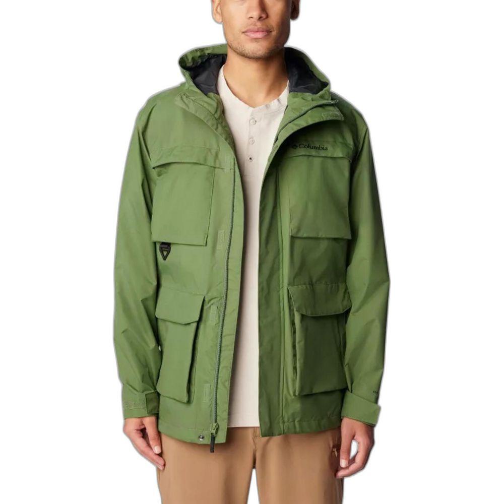 Columbia Green Polyester Jacket Columbia Dim Gray