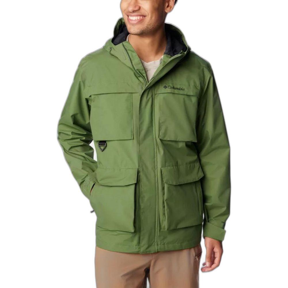 Columbia Green Polyester Jacket Columbia Dim Gray