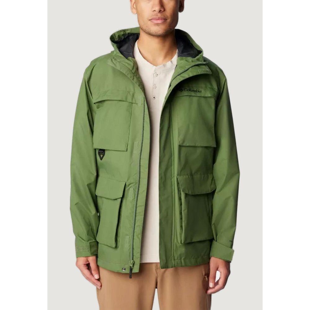 Columbia Green Polyester Jacket Columbia Light Gray