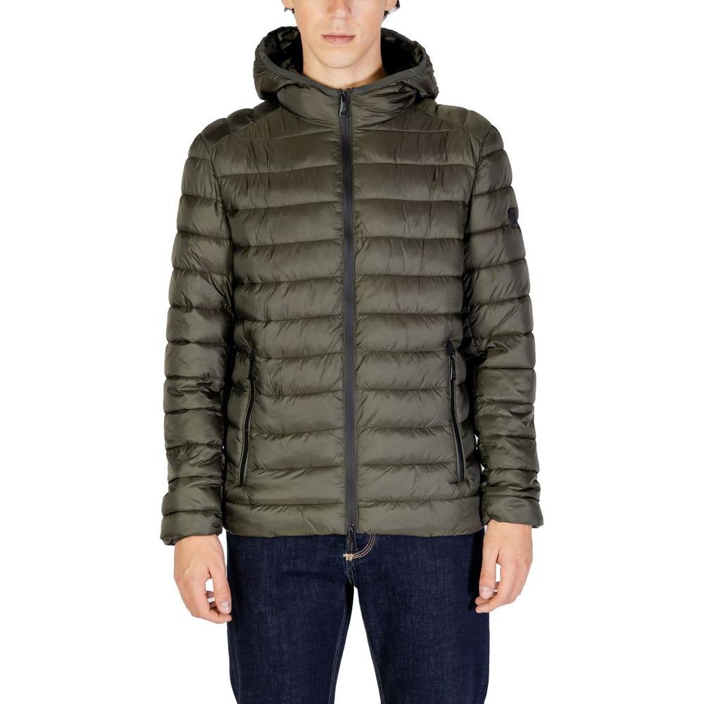 Gianni Lupo Green Polyamide Jacket Gianni Lupo Dark Slate Gray