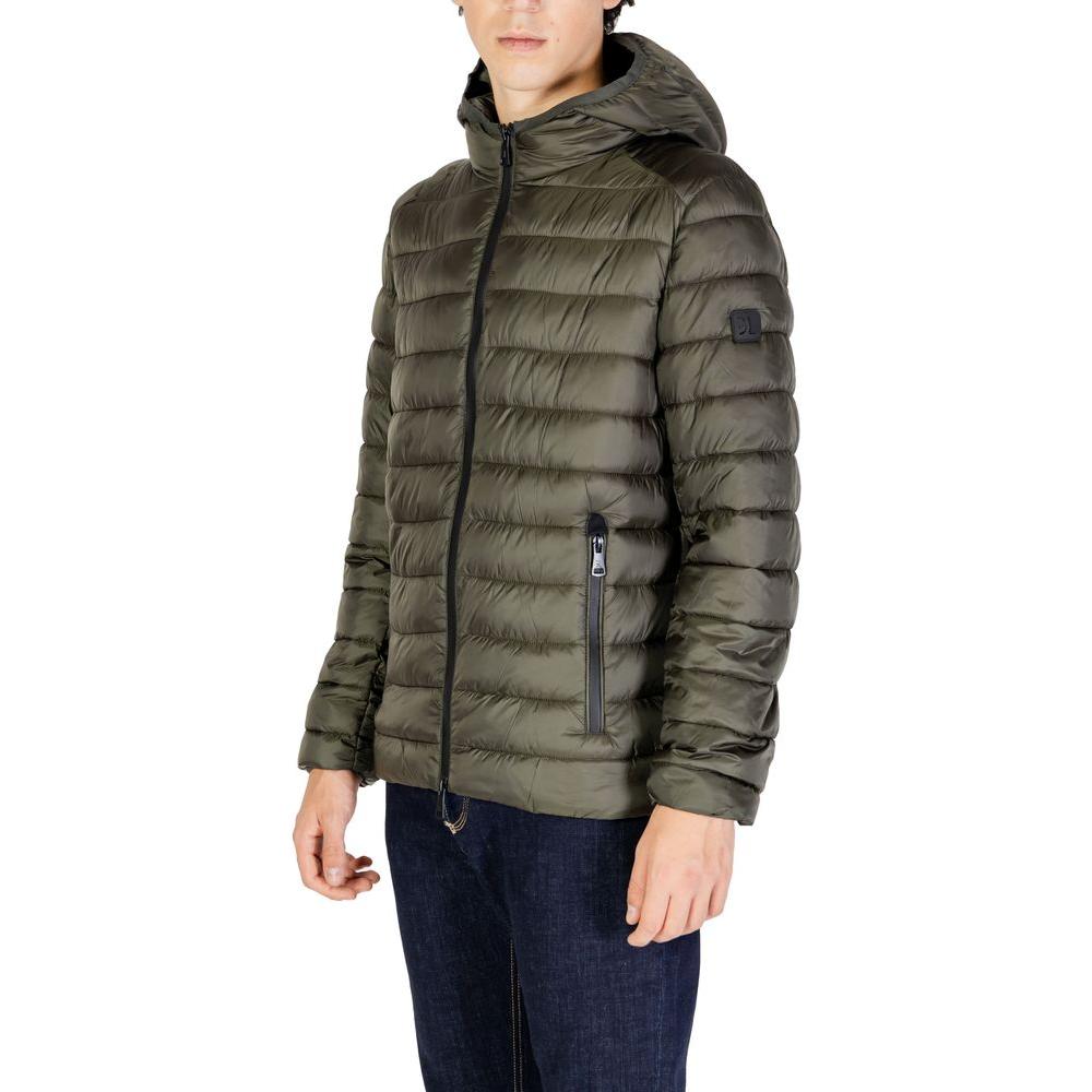 Gianni Lupo Green Polyamide Jacket Gianni Lupo Dark Slate Gray