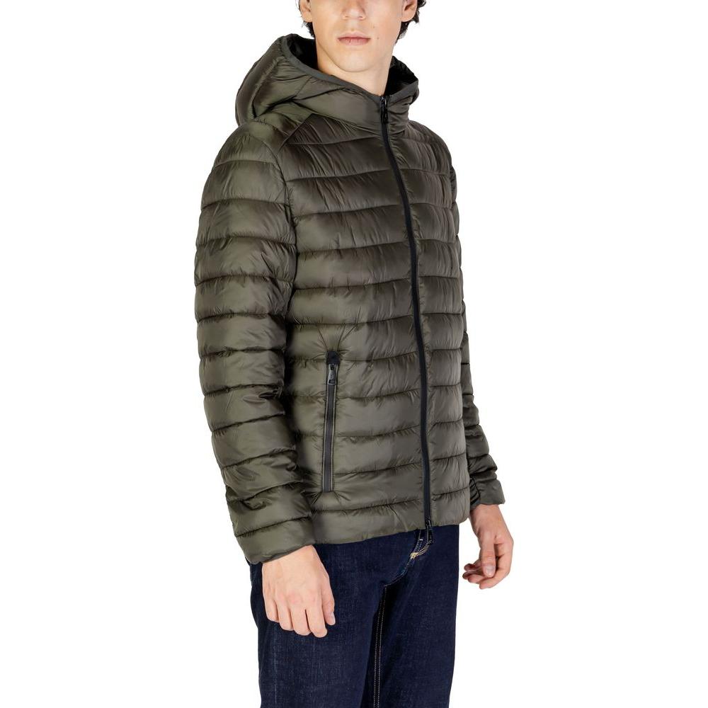 Gianni Lupo Green Polyamide Jacket Gianni Lupo Dark Slate Gray