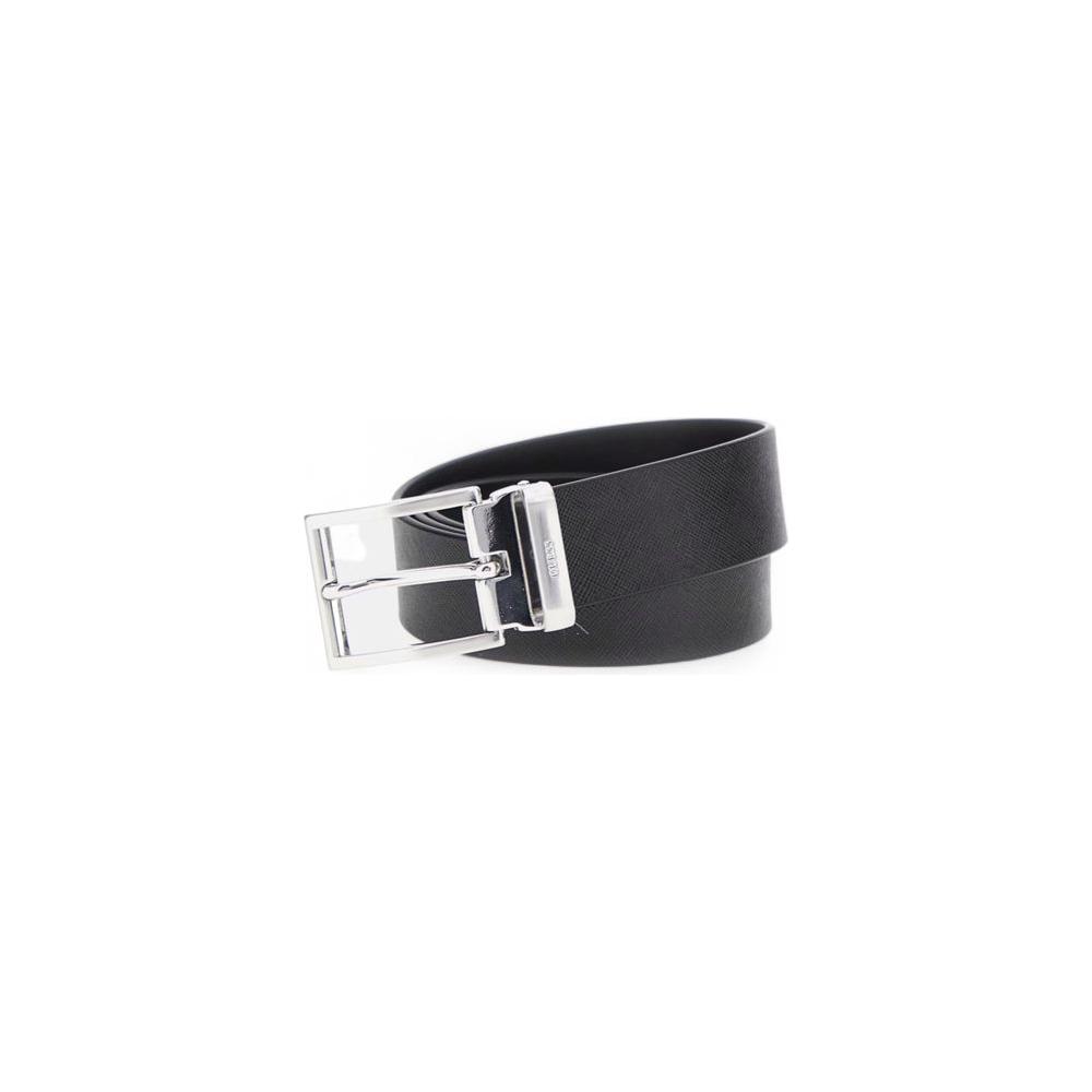 Guess Black Leather Belt Guess Lavender