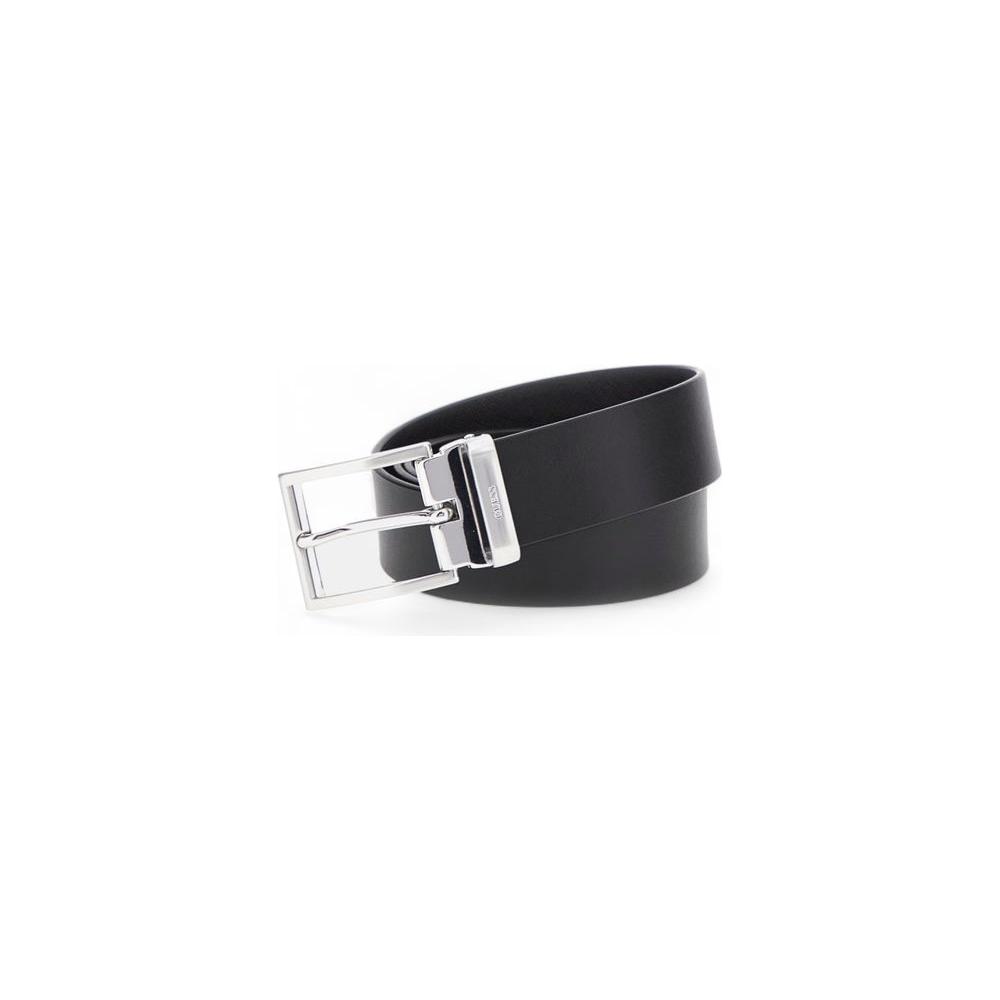Guess Black Leather Belt Guess Lavender