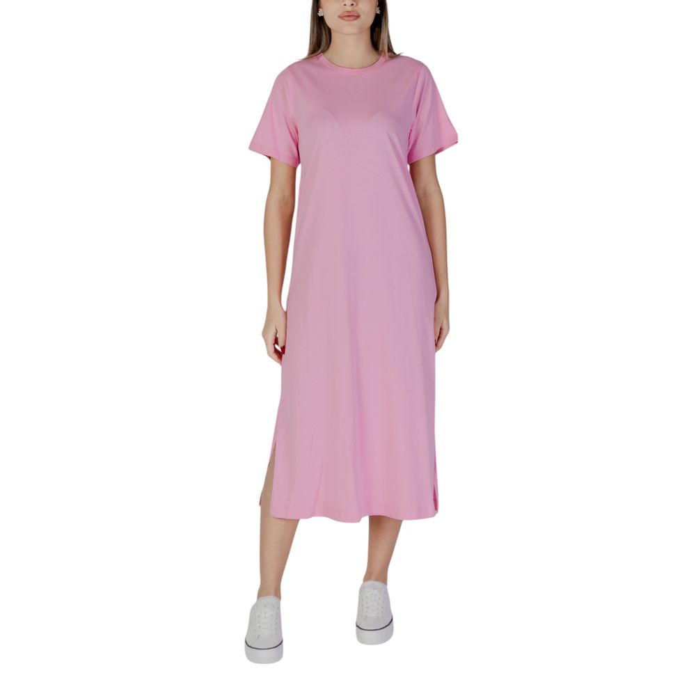 B.Young Multicolor Cotton Midi Dress B.Young