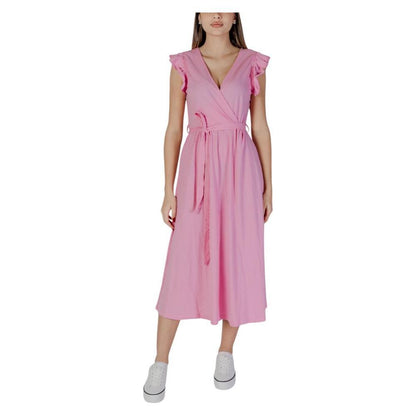 B.Young Multicolor Cotton Long Dress B.Young
