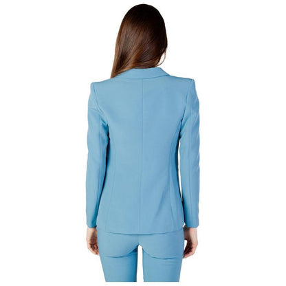 Rinascimento Turquoise Polyester Blazer Rinascimento