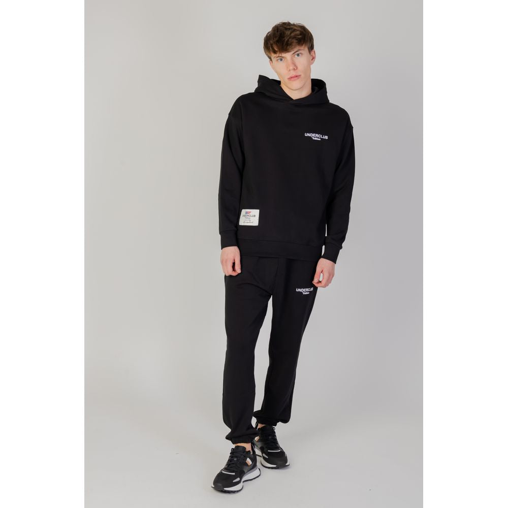 Underclub Black Cotton Hoodie