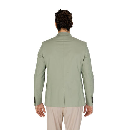 Antony Morato Green Cotton Blazer