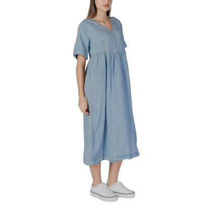 B.Young Light Blue Cotton Long Dress B.Young